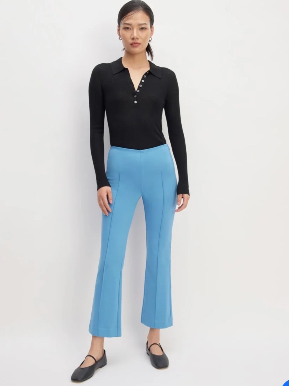Everlane Light Blue Kick Flare Pant THE DREAM KICK FLARE PANT